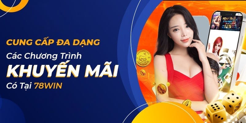 Các sự kiện 78win khuyến mãi tặng tiền cực chất cho người chơi