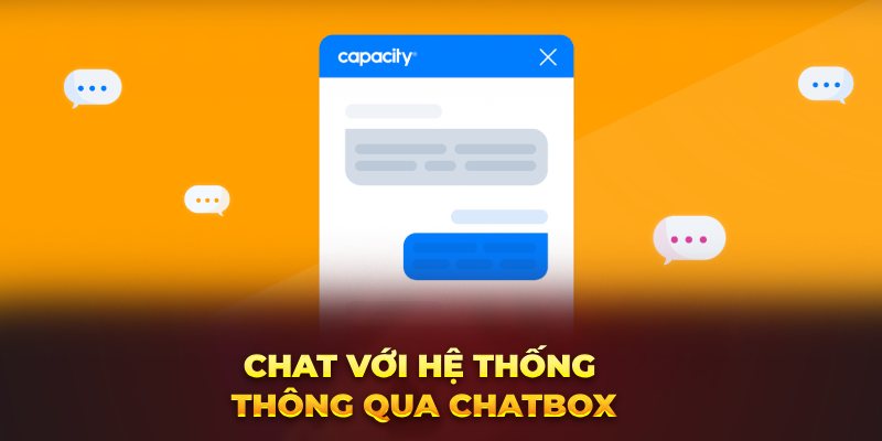 Chat với hệ thống thông qua chatbox